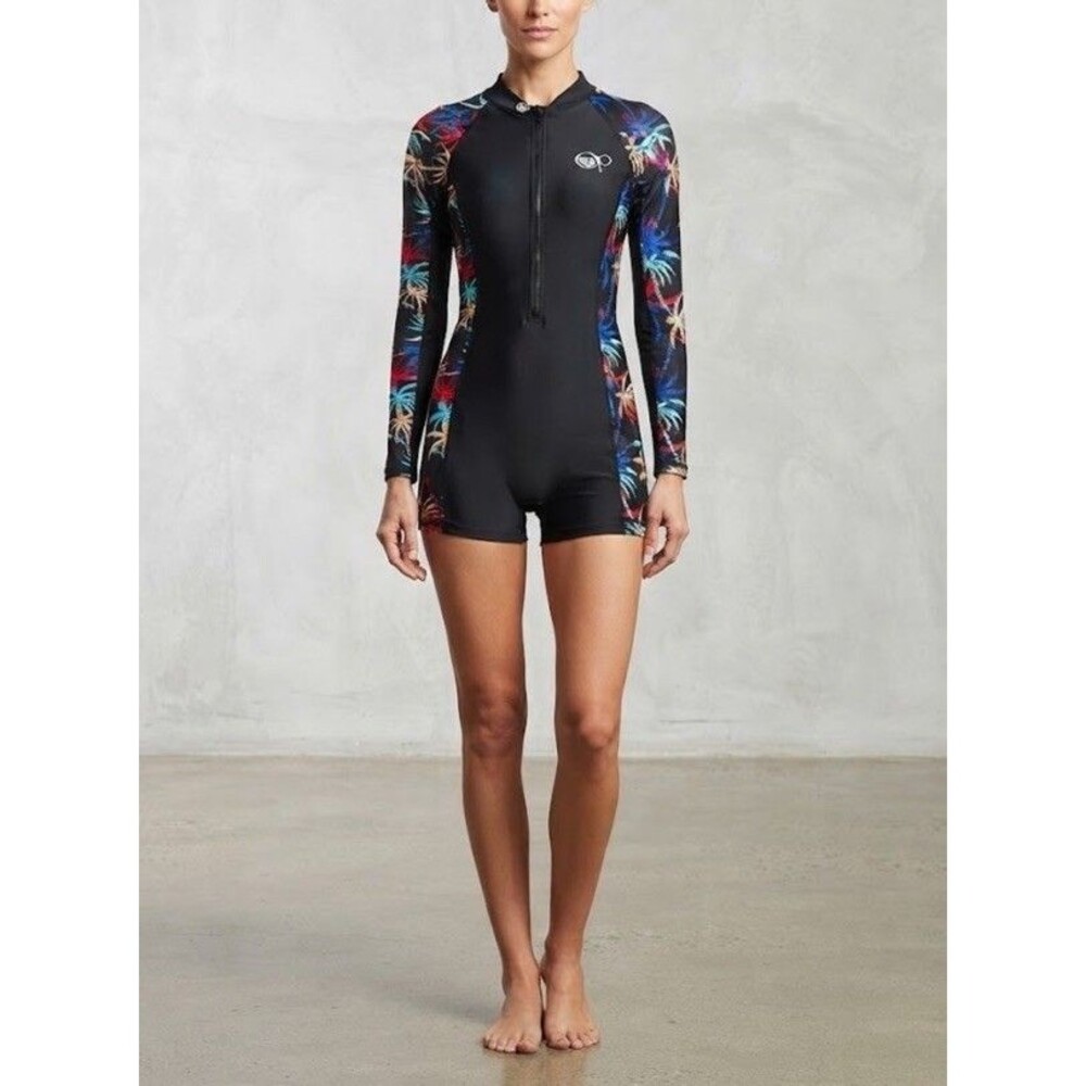 EUC Op Women's Long Sleeve Shorty Wetsuit / Swim Jumpsuit - Size XL